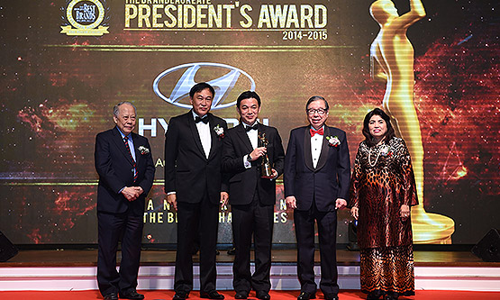 Hyundai-sime Darby Motors Conferred The BrandLaureate President’s Award 2014-2015